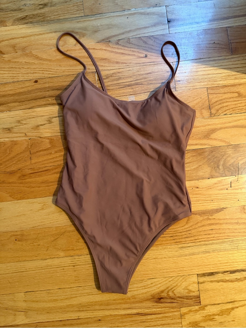 NWOT Brown One-Piece Swimsuit
